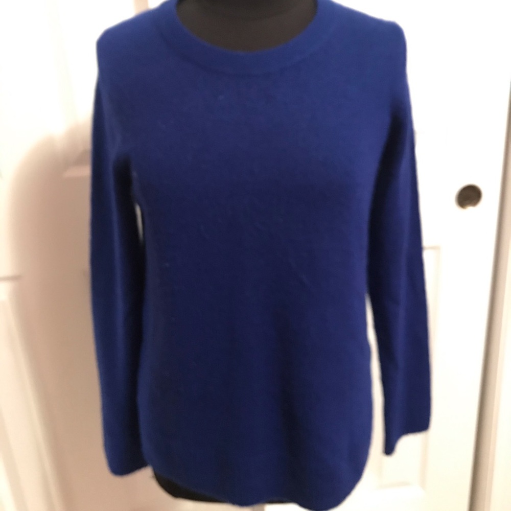 Electric blue sweater